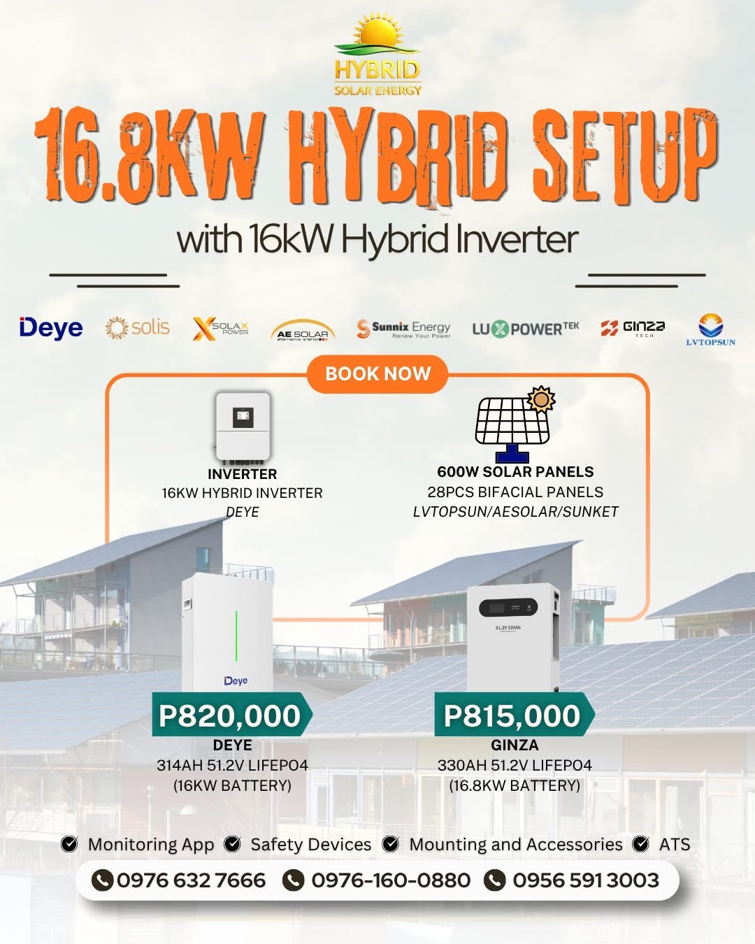 16.8kW Hybrid Setup package flyer