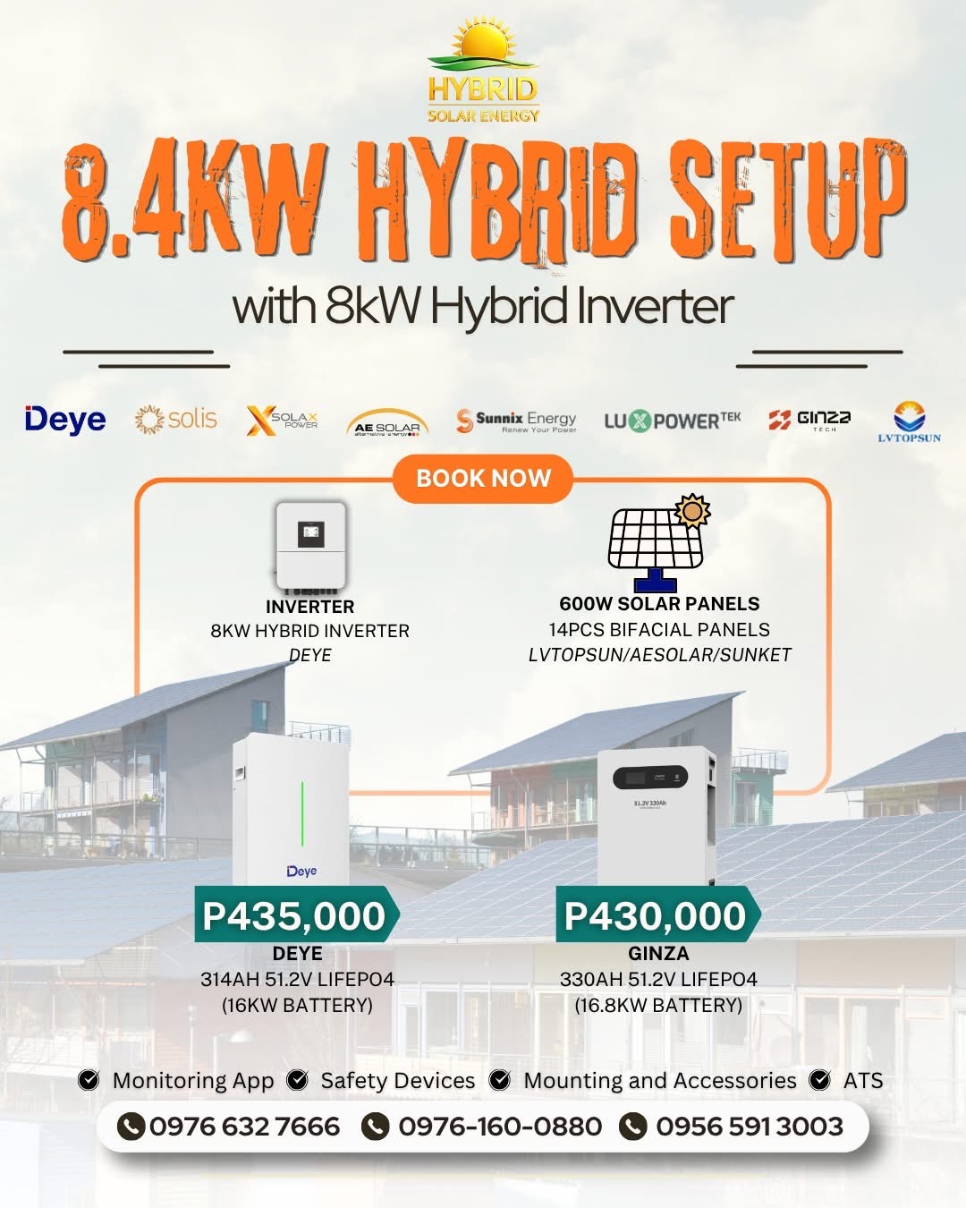 8.4kW Hybrid Setup package flyer